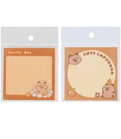 Note repositionnable 80x80 mm capybara coloris ass R.81275