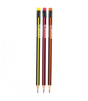 Crayon graphite HB triangulaire bout gomme R.88008
