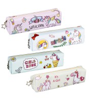 Fourre-tout 210x55x35mm assortis licornes R.89904/89905