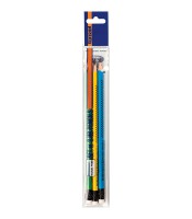 Crayon graphite HB paquet de 3 en blister R.89009