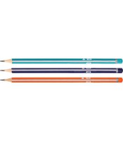Agrafeuse n°10 de bureau pince métal gris  orange 12 feuilles R.82376