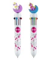 Stylo bille bleu fantaisie licorne 10 en 1 R.80260