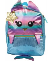 Sac à dos moyen modèle sirène bleu métallisé R.89563