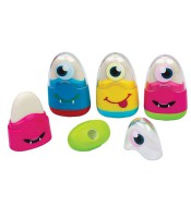 Gomme  + taille-crayons 2en1 coloris assortis R.89820
