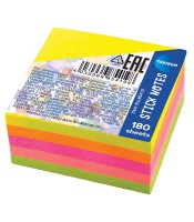 Note repositionnable 38x38mm coloris ass R.85419