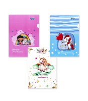 Pochette A4 plastique licorne R.88816