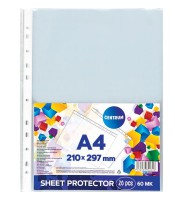 Pochette perforée A4 0.6mm paquet de 20 R.80232