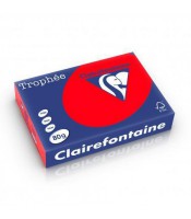 Papier copieur A4 80g rouge corail paquet de 500 feuilles R.8175C