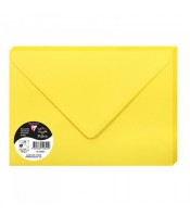 Enveloppe 162x229 faire-part jaune paquet de 20 120g R.5562C