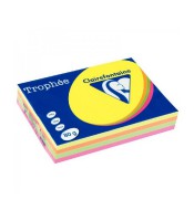 Papier copieur A4 80g teintes fluo assorties paquet de 500f. R.1705SC