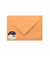 Enveloppe 162x229 faire-part orange paquet de 20 120g R.5492