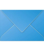 Enveloppe 162x229 faire-part turquoise gommée paquet 20 120g R.5552C