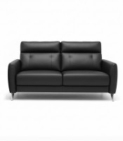 Canapé BALTIMORE 2 places cuir noir  R.S3500