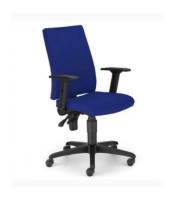 Fauteuil opérateur I-LINE tissu bleu accoudoirs  XXX