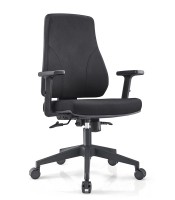 Fauteuil opérateur LOBSTER tissu noir 