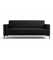 Canapé WHISKY 2 places simili cuir noir  R.SP-1102