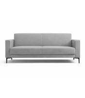 Canapé WHISKY 2 places simili cuir gris  R.SP-1103