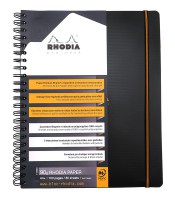 Cahier bloc rhodia 22.5x29.7cm 5x5 160f 90g 5 intercalaires R119930C