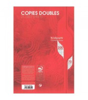 Copies doubles seyès A4 non perforées 200 feuilles 70g R.2615C 