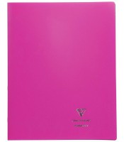 Cahier 24x32 seyès 96 pages koverbook PP à rabat. 90g R.981401C