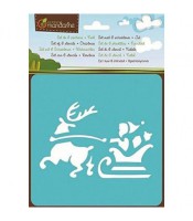 Set de 6 pochoirs Animaux de la ferme R.42440MD