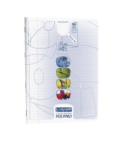 Cahier A4 travaux pratique 48p.S+48p.U.PP piqûre 90g R.18187C        