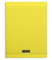 Cahier 24x32 seyès 96 pages piqûre 90g PP coloris ass R.18090CXXX