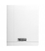 Cahier 17x22 seyès 96 pages piqûre 70g PP incolore R.R.181297AC