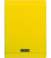 Cahier 24x32 seyès 96 pages piqûre 70g PP incolore R.181997AC