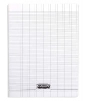 Cahier 24x32 seyès 96 pages piqure 90g PP incolore R.18199C