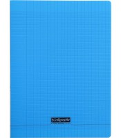 Cahier 24x32 seyès 140 pages piqûre  90g Polypro assortis R.18095C   