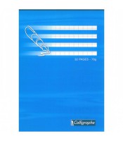Cahier 17x22 écriture DL 2mm IV 32 pages piqûre 70g R.507C