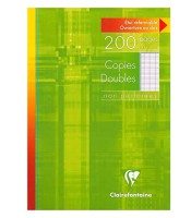 Copies doubles seyès A4 non perforées 200 feuilles 90g R.5721C