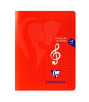 Cahier 17x22 seyès musiq/chant 48pages 90g PPmimesys assR303797C FRAN