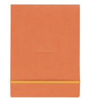 Bloc notes 9x14cm rhodiarama tangerine 192 pages R.194368C  XXX