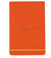 Bloc notes 14.8x21cm rhodiarama tangerine 192 pages R.194400C    XXX