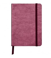 Carnet 10.5x14.8cm cuirisé brown rembordé 144 pages R.400098C  XXX