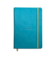 Carnet 14.8x21cm rhodiarama turquoise 192 pages R.118747C  XXX 