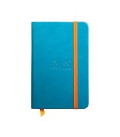 Carnet 9x14cm rhodiarama turquoise 192 pages R.118647C  XXX