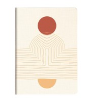 Carnet 14.8x21cm terracotta piqué 64 pages R.116063C  XXX