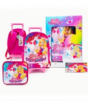 Trolley moyen modèle + sac goûter + trousse licorne R.MBS307B