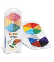 Crayons à la cire triangulaires boîte de 12 R.073TRI12AP