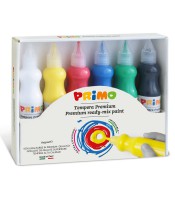 Gouache en flacon 6x75ml avec bec verseur coloris assortis R.2533TL6
