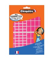 Gommettes rectangles paquet de 8 planches 8 couleurs R.GARECT/8