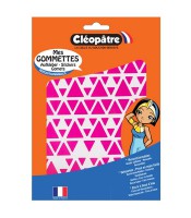 Gommettes triangles paquet de 8 planches 8 couleurs R.GATRI/8