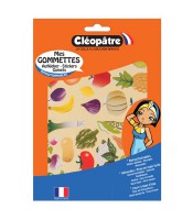 Gommettes fruits et légumes repositionnables x120 R.G23