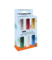 Paillettes boîte 6x5g 6 couleurs assorties R.260840-A
