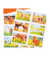 Bons points animaux de la ferme 96 images R.AP-001
