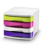Caisson 4 tiroirs multicolor gamme Happy R.394HM-1003940381