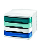 Caisson 4 tiroirs multicolore gamme riviera R.394RIM